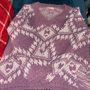 Cozy Purple Knit Sweater